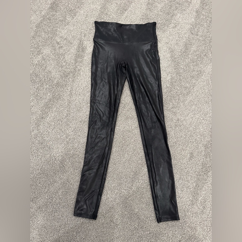 SPANXshape Faux Leather Leggings